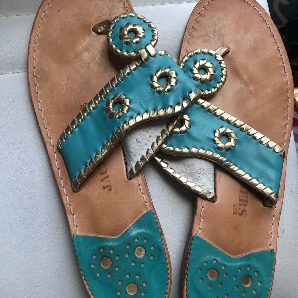 Jack Roger Teal Sandals